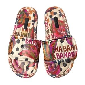 FARM Rio Colorful Banana Print Sandals